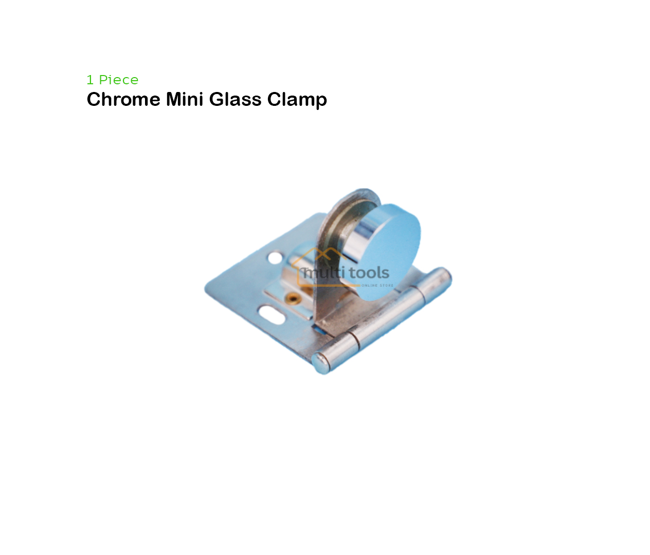 Chrome Mini Glass Clamp